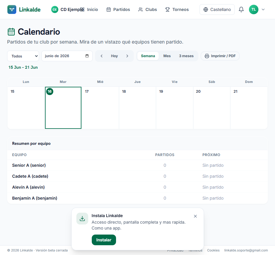 Calendario